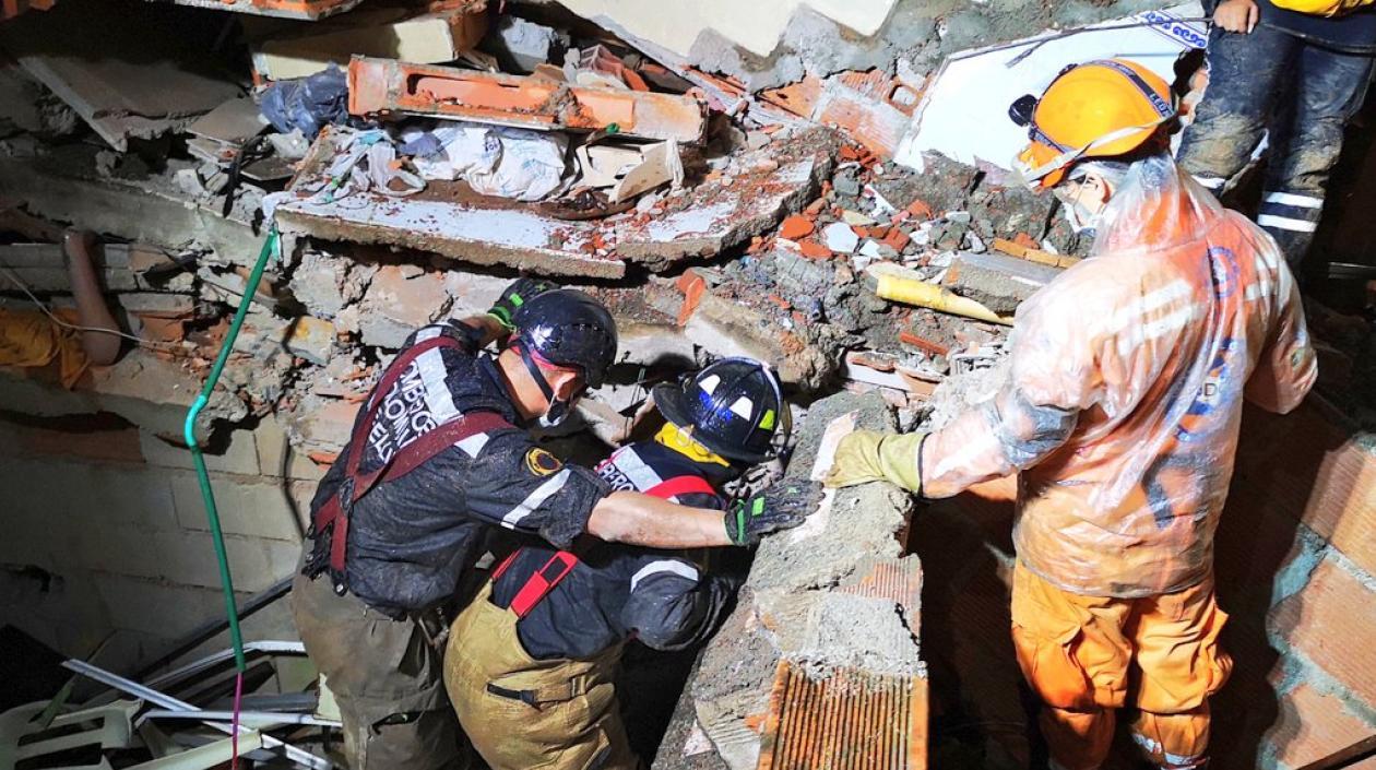  Lugar de la tragedia en Medellín.