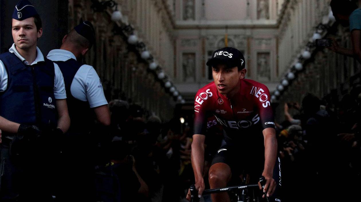 Egan Bernal, ciclista colombiano. 