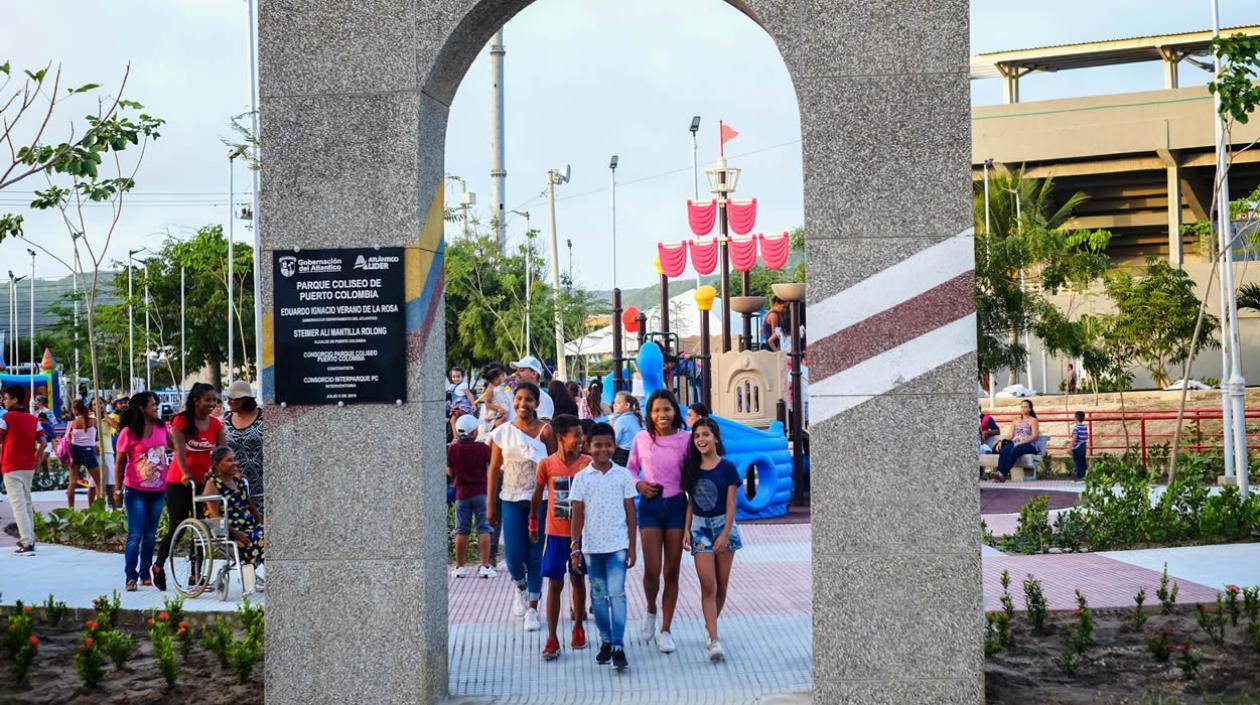 Parque Coliseo Puerto Colombia.