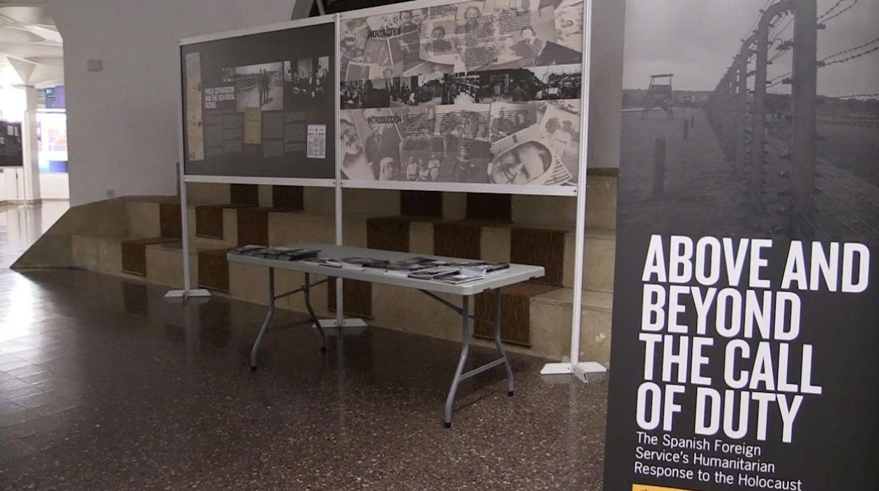 Dieciocho diplomáticos españoles fueron hoy honrados en Jerusalén