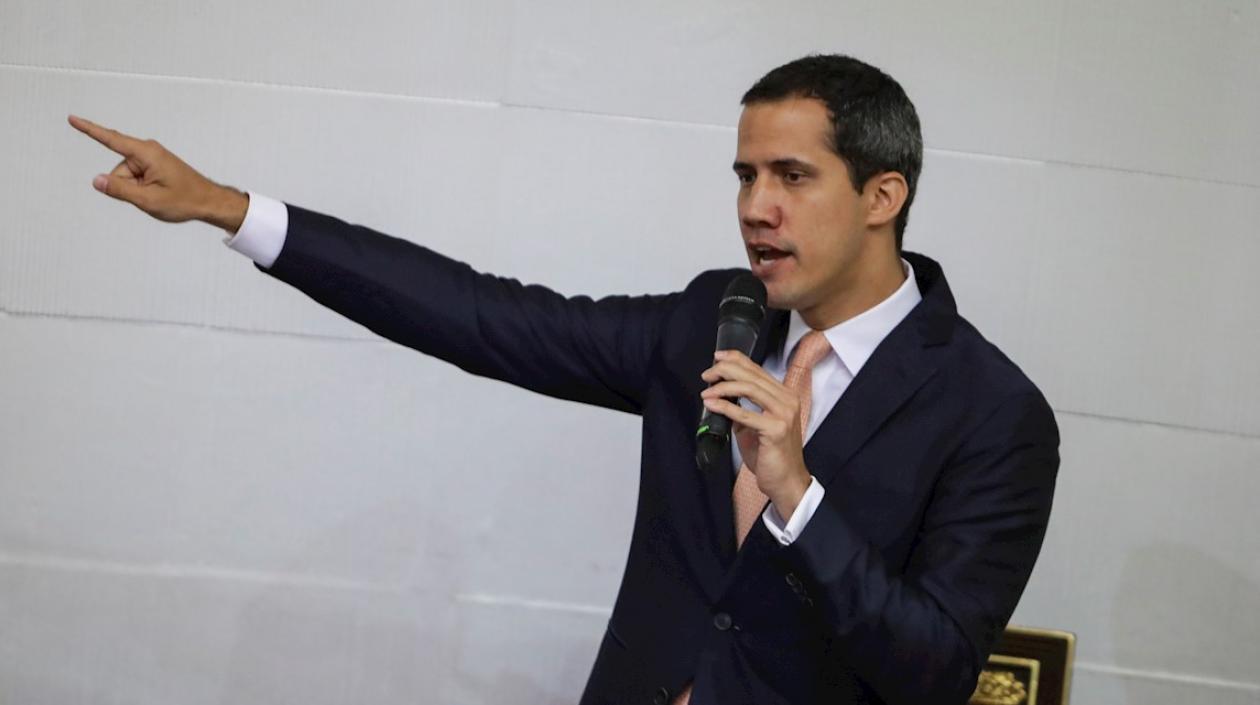 Juan Guaidó, presidente del Parlamento venezolano.