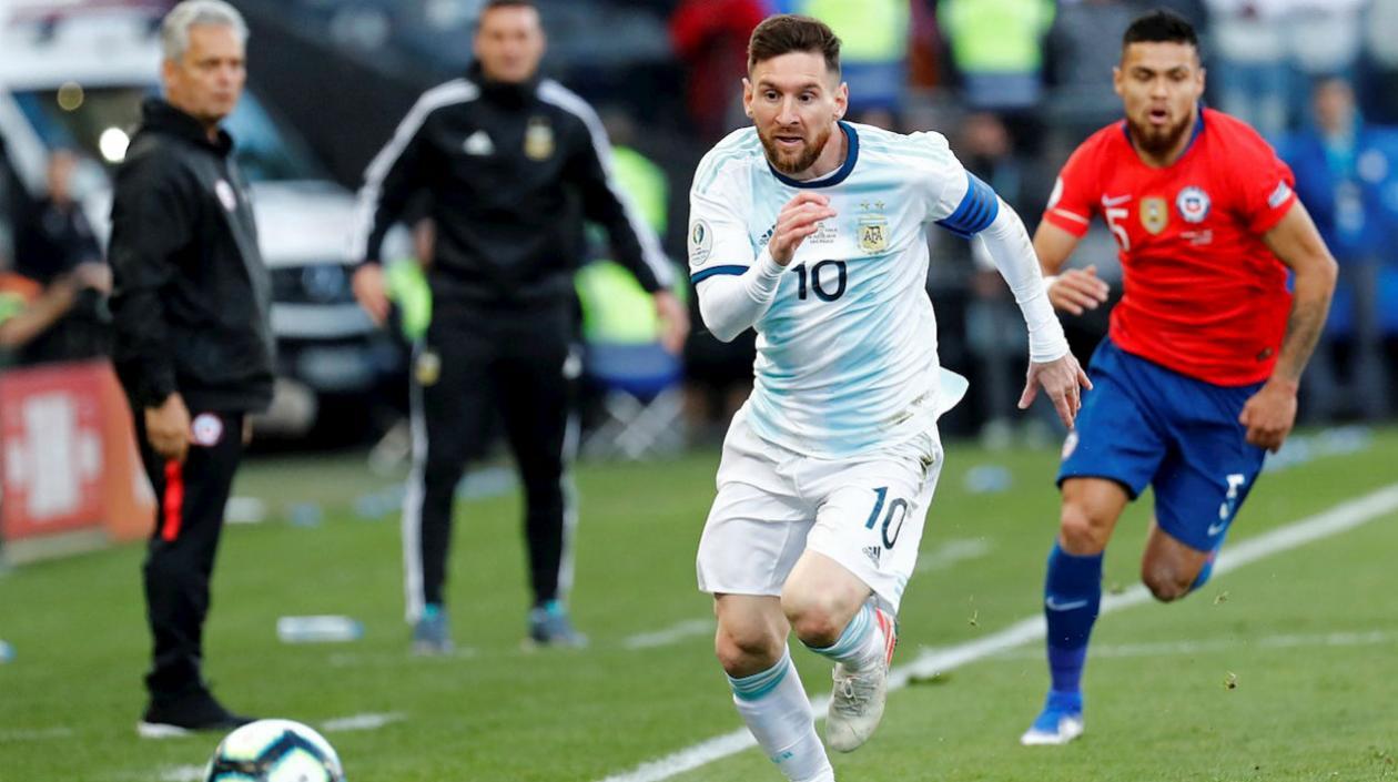 Lionel Messi, jugador argentino. 