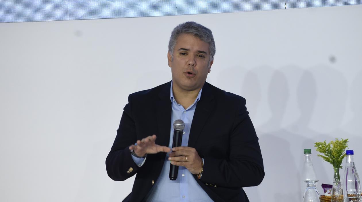 El Presidente Iván Duque.