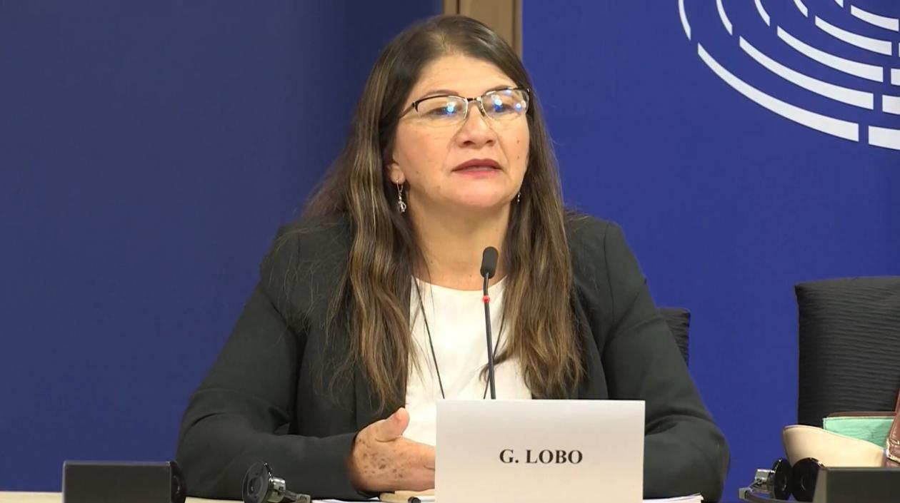 La senadora Griselda Lobo