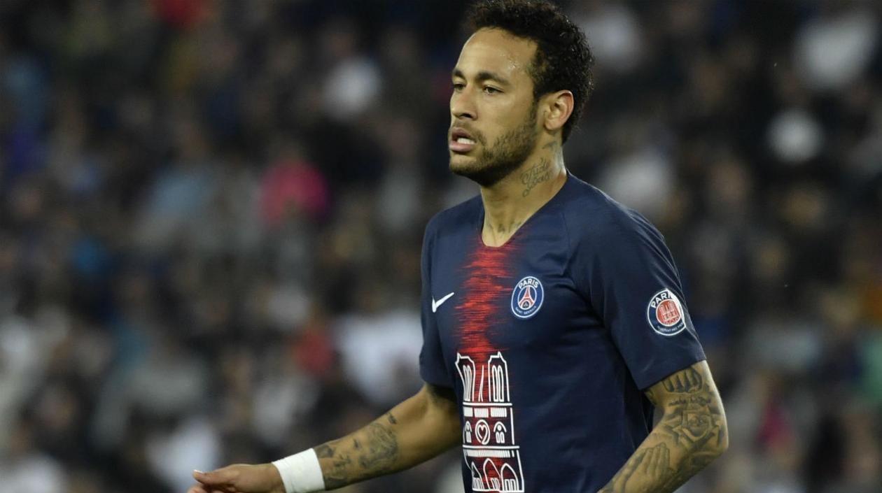 Neymar, delantero brasileño. 