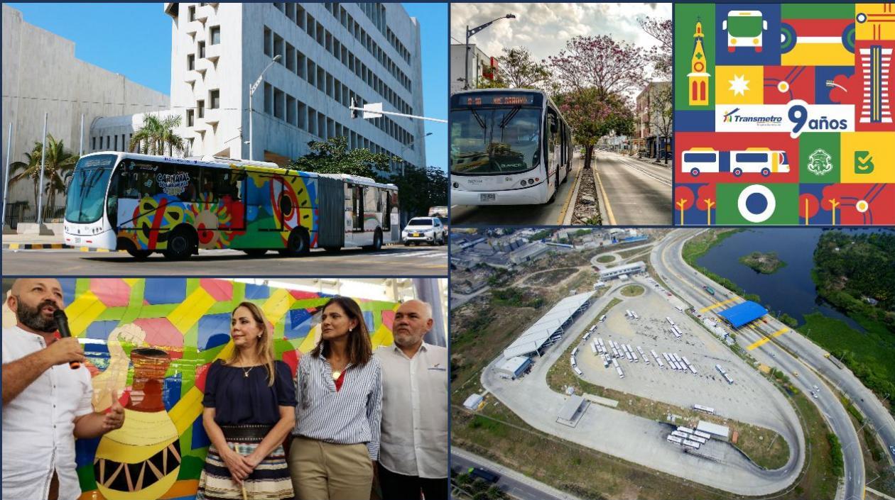 Transmetro cumple 9 años de servicio.