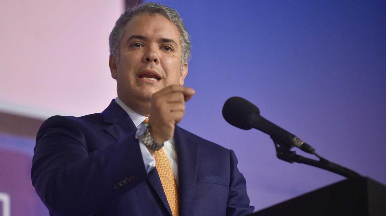 El Presidente de la República, Iván Duque.