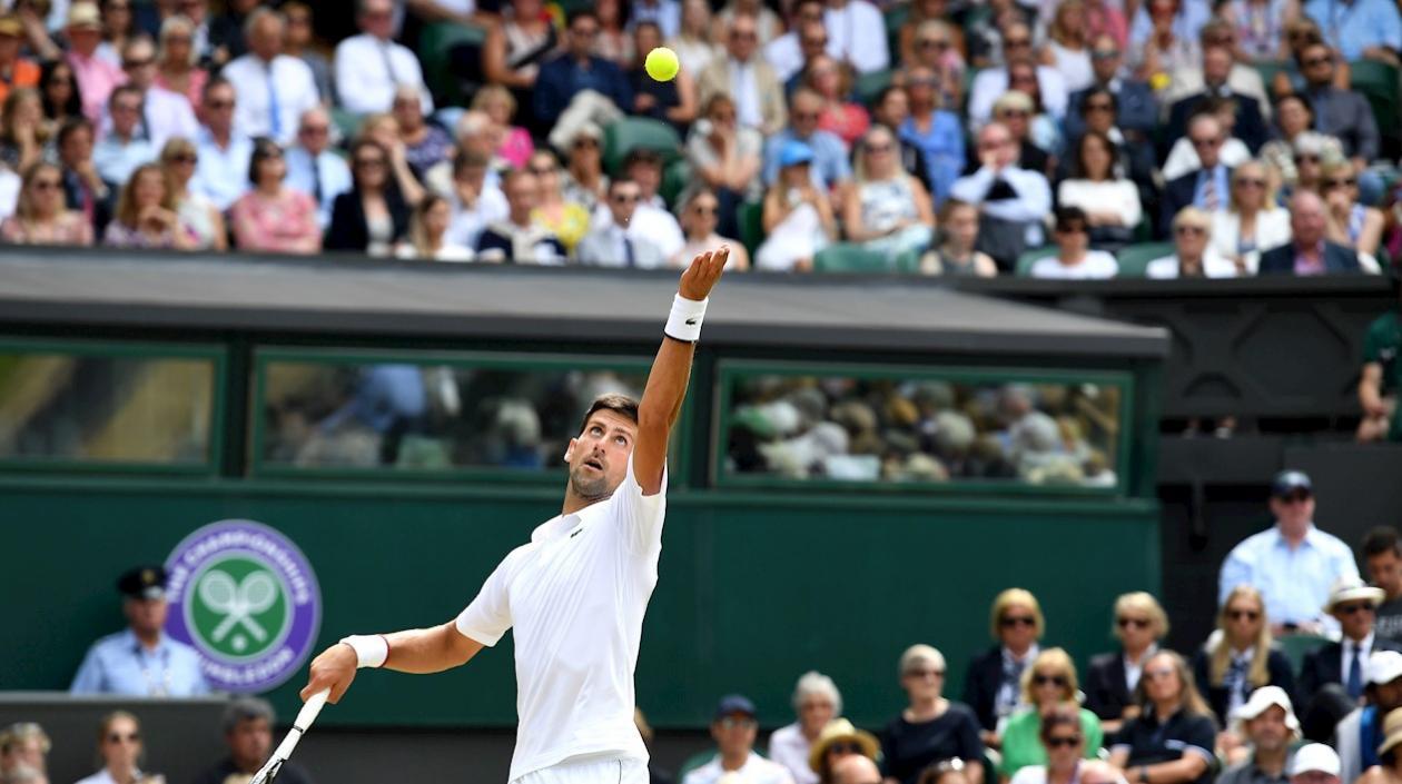 Novak Djokovic, tenista serbio. 