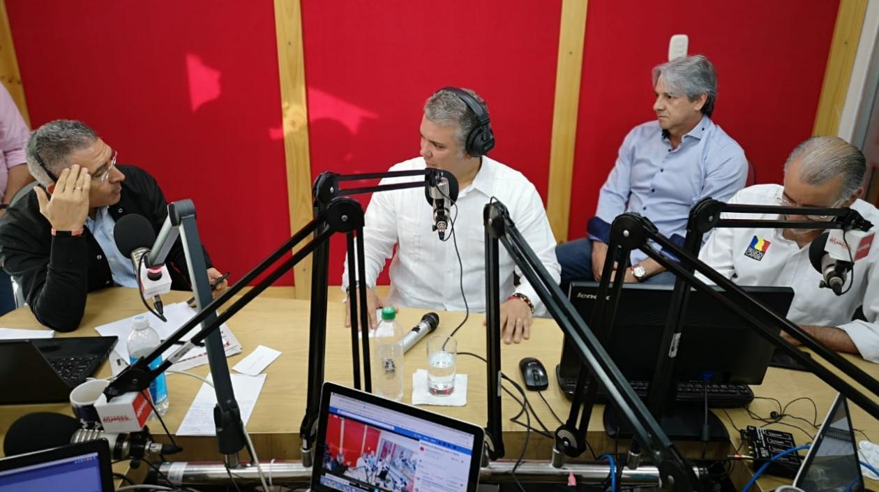 Iván Duque en Emisora Atlántico.