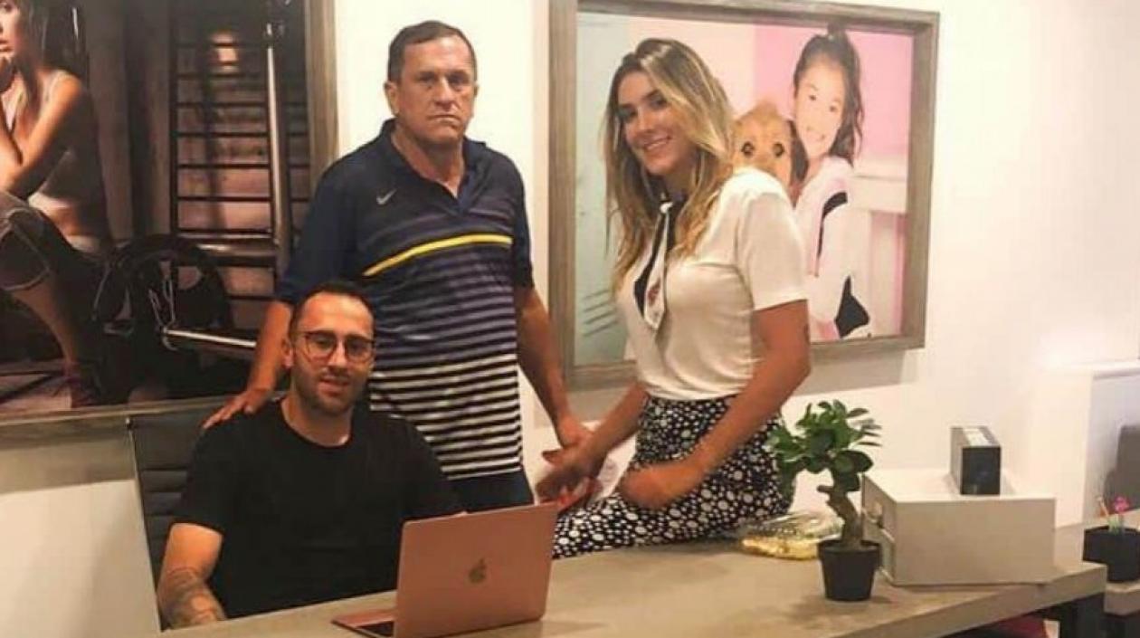 David Ospina, Hernán Ospina y Daniela Ospina.