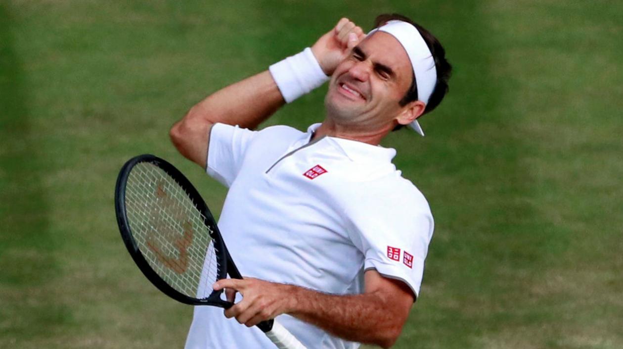 Roger Federer, tenista suizo. 