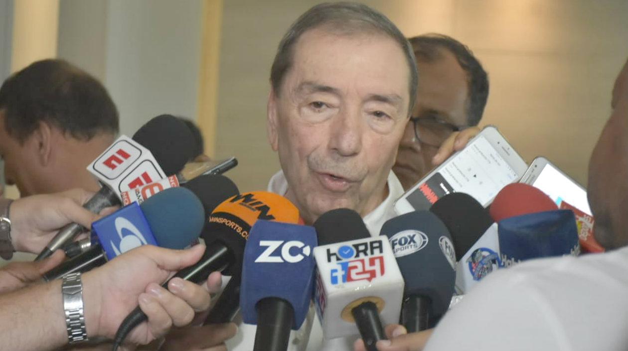 Fuad Char Abdala, directivo de Junior. 