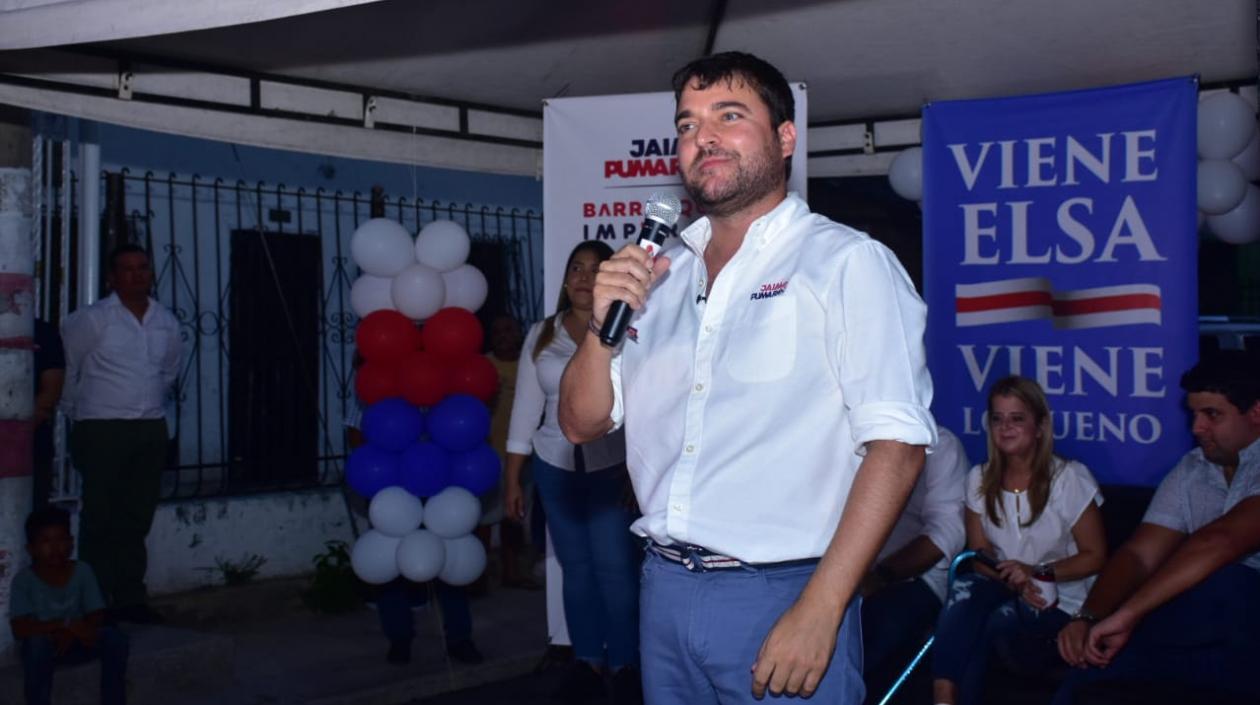 El candidato Jaime Pumarejo.
