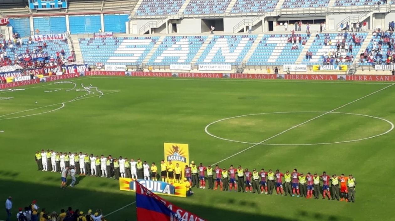 Foto del último encuentro entre ambos equipos.