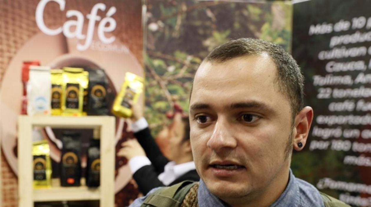 Juan Camilo Londoño, secretario general de Ecocomún, cooperativa de FARC.