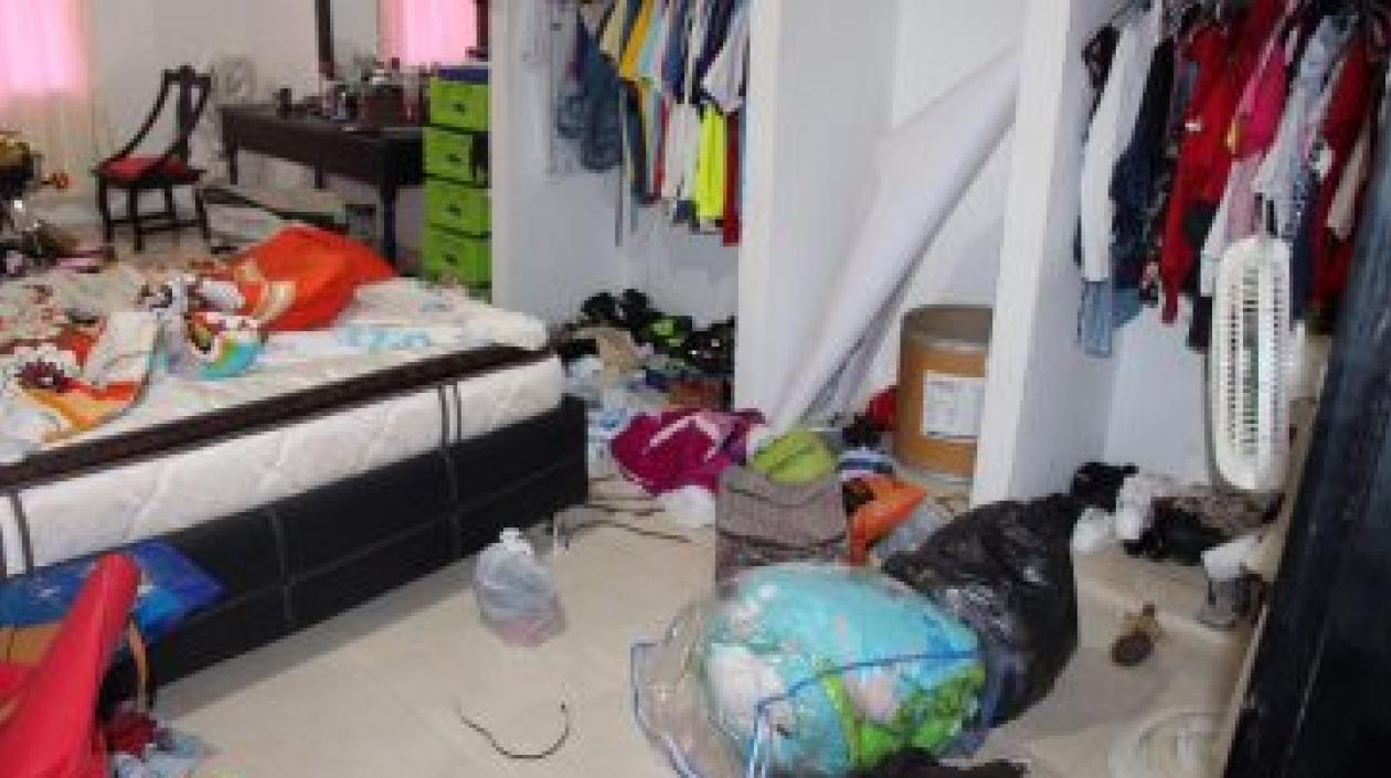 Así quedó la casa de la candidata a la Alcaldía de Malambo, Yenis Orozco.