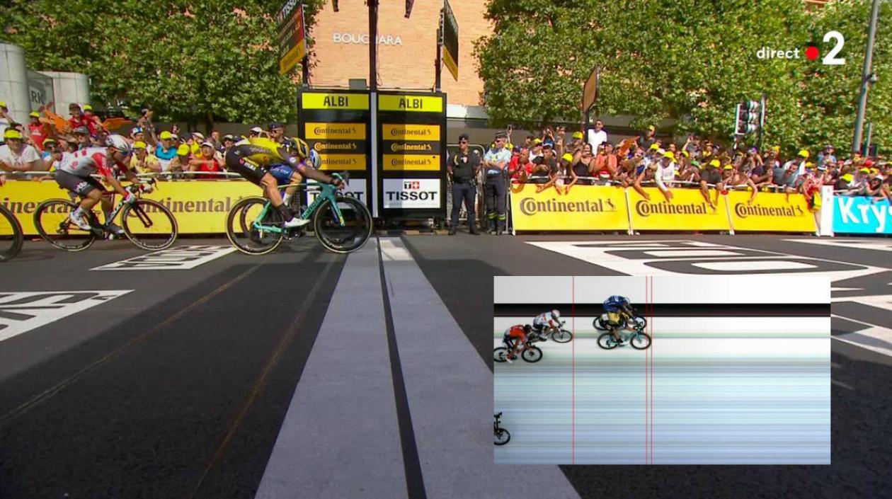 Así entraron los corredores en la etapa.