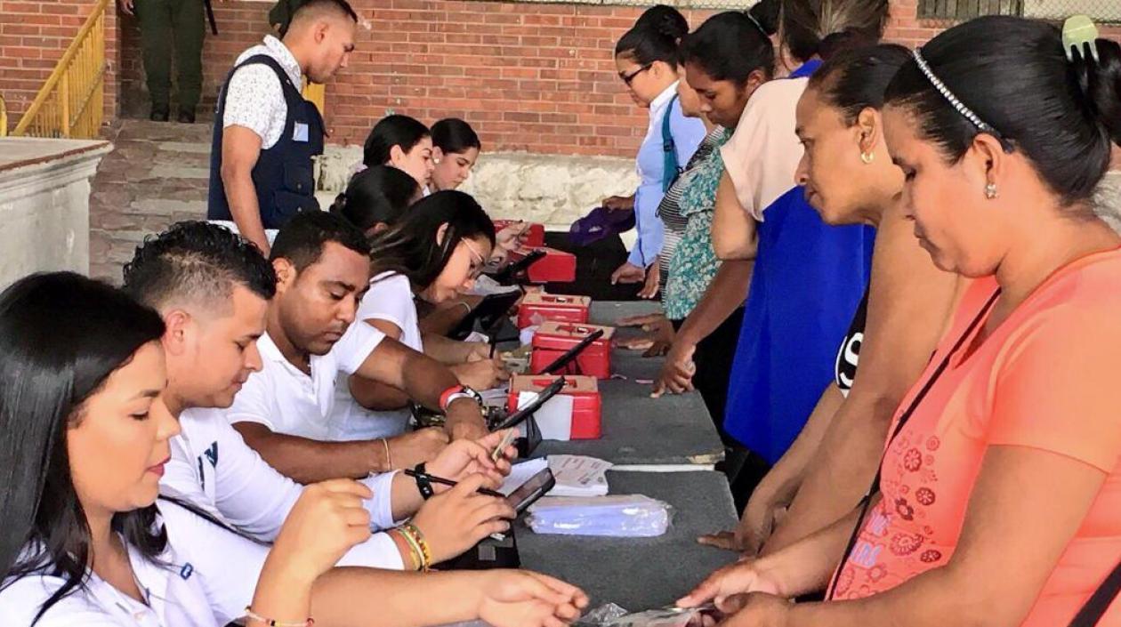 Pago de 'Familias en Acción' en Soledad.
