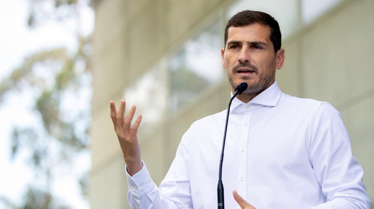 Iker Casillas, arquero español.