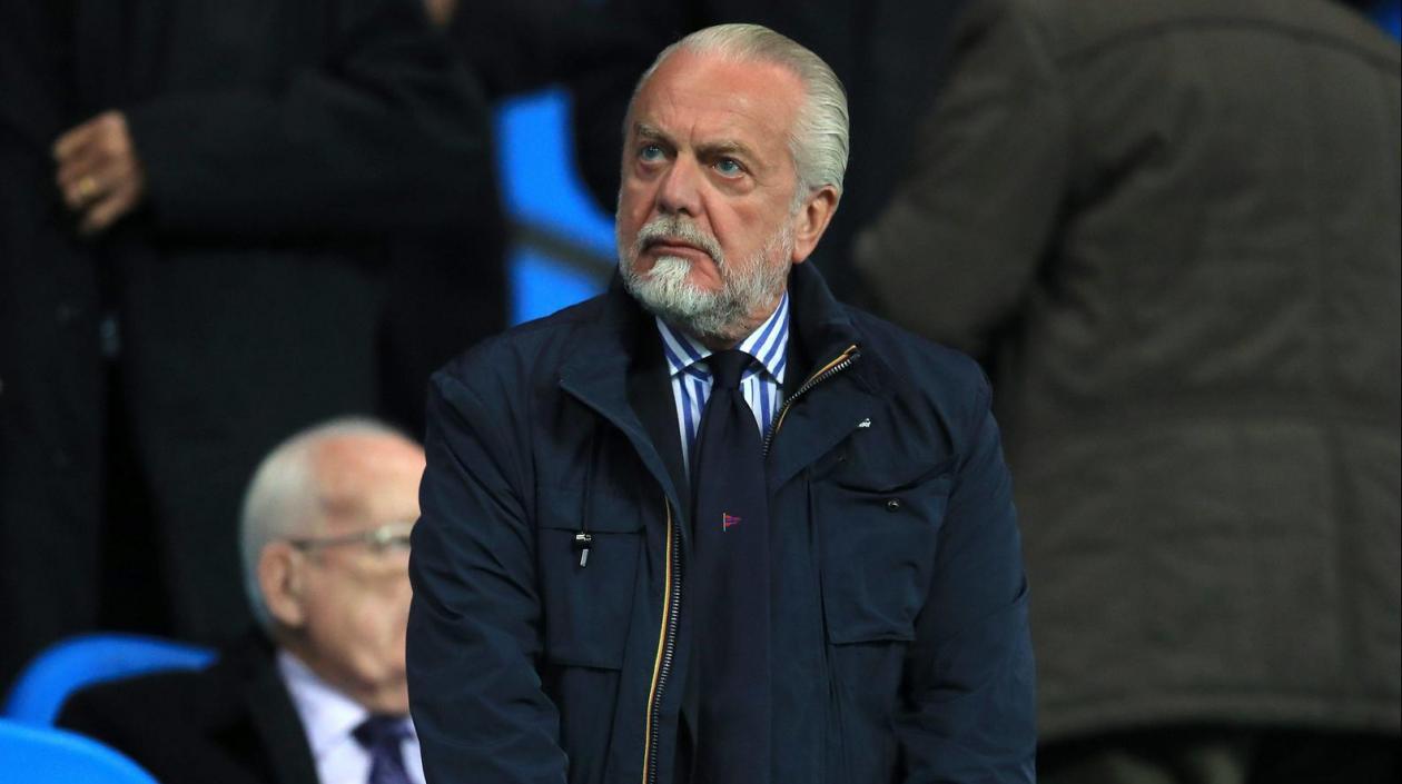 Aurelio De Laurentis, presidente del Nápoles. 