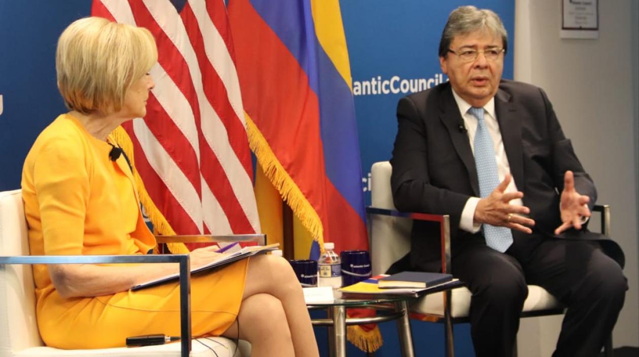 El Canciller Carlos Holmes Trujillo.