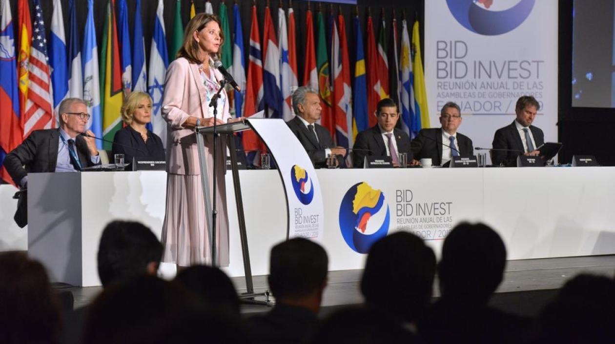 La Vicepresidenta de la República, Marta Lucía Ramírez.