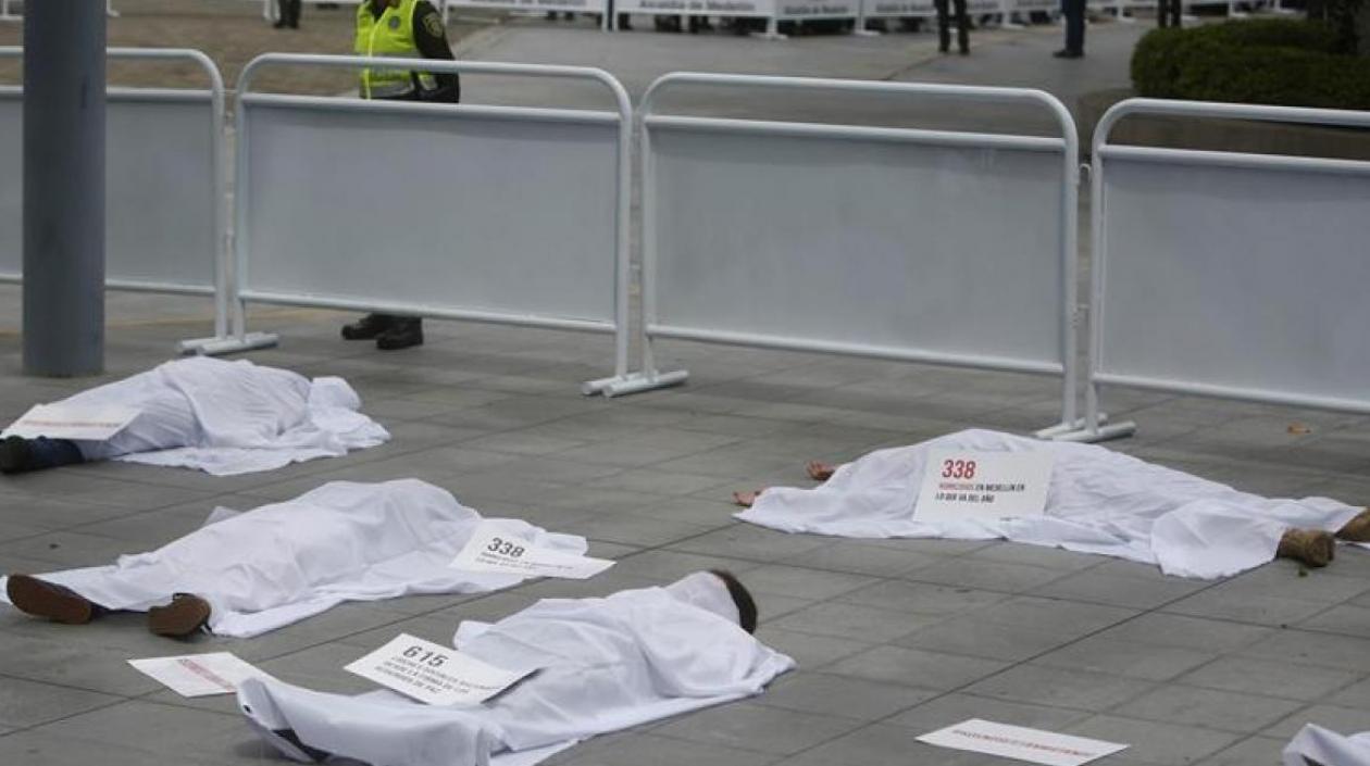 Datos de la Defensoría del Pueblo indican que 462 líderes sociales fueron asesinados en Colombia desde el 1 de enero de 2016 hasta el 28 de febrero pasado.