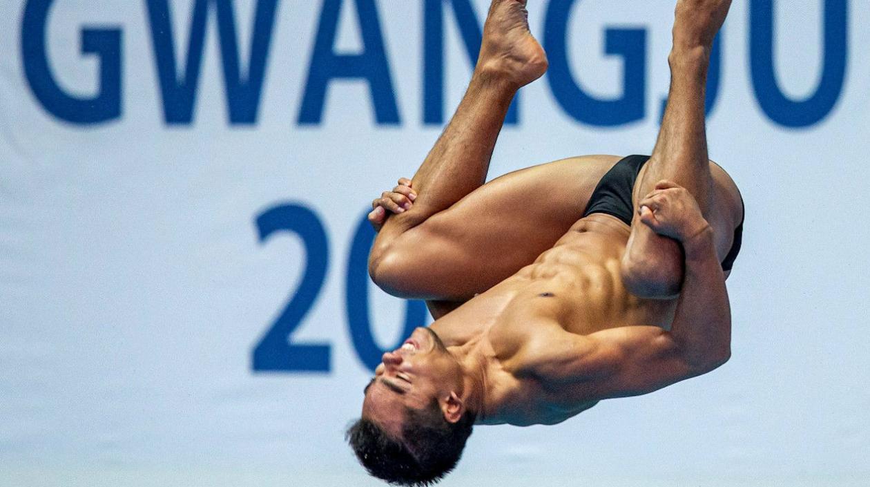 Sebastián Morales, clavadista colombiano. 