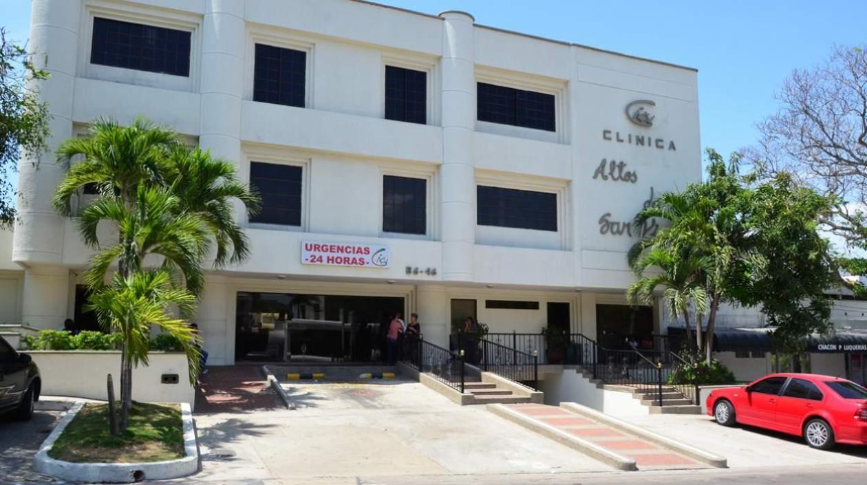 Clínica Altos de San Vicente de Barranquilla.