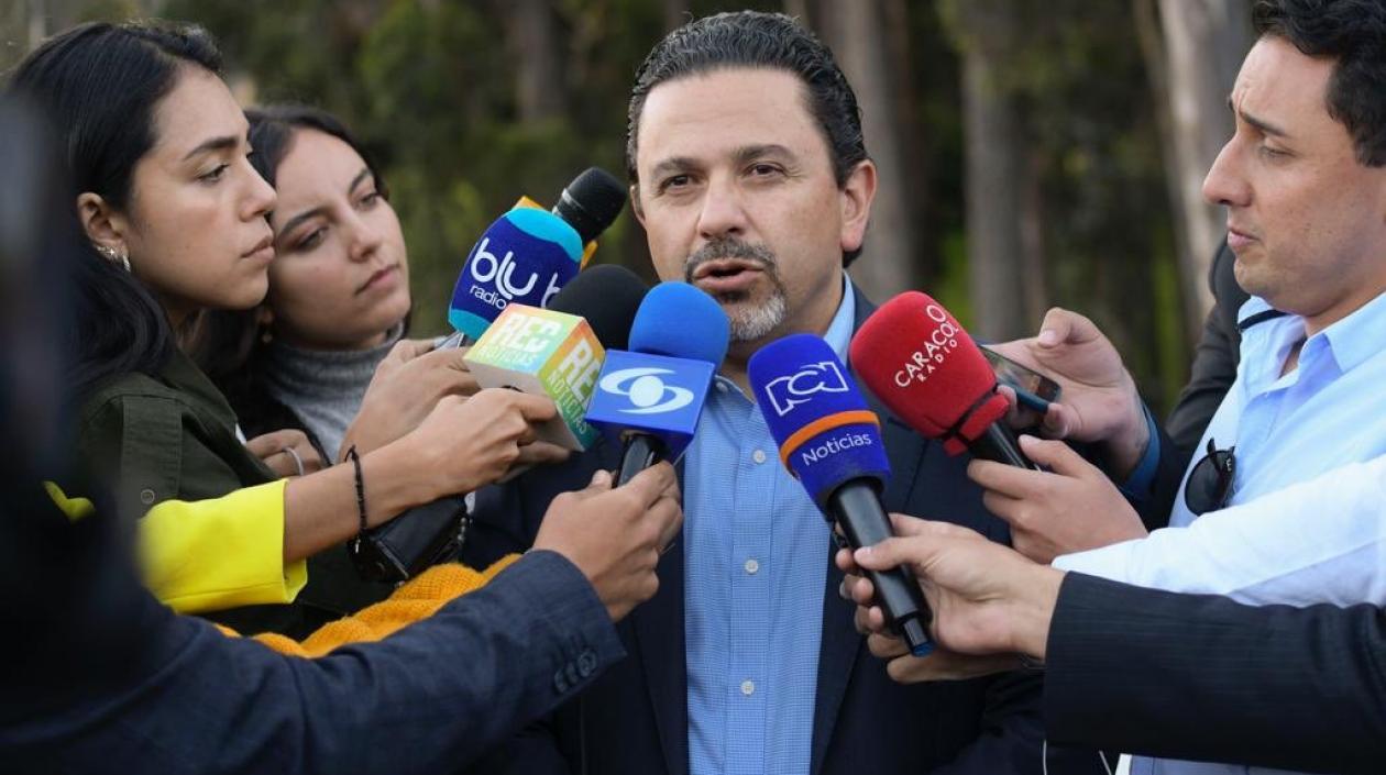 El alto comisionado para la Paz, Miguel Ceballos.