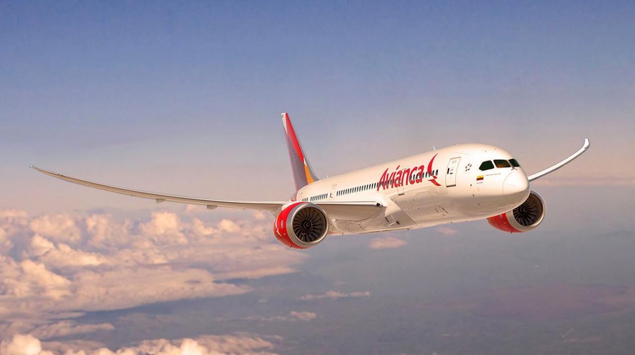 Avión de Avianca.