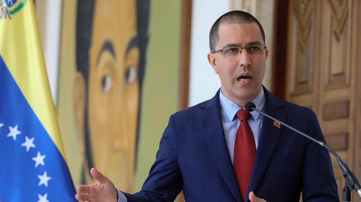 En la imagen, el canciller de Venezuela, Jorge Arreaza.