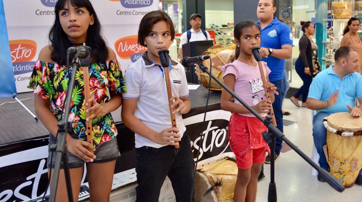 Niños que participaron.