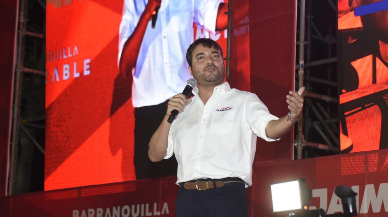 El candidato Jaime Pumarejo.