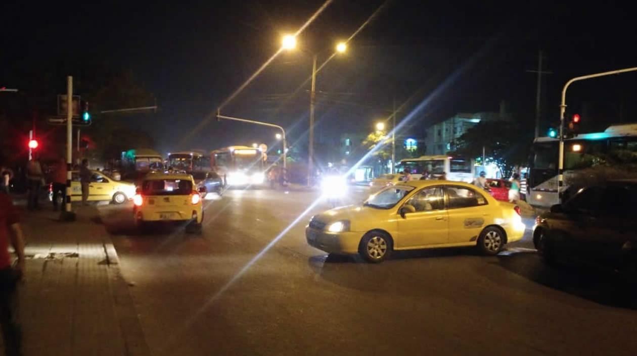 Bloqueo en Las Moras