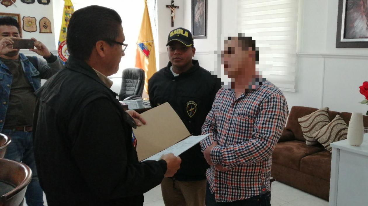 Imagen de archivo de una captura por corrupción en el Ejército.