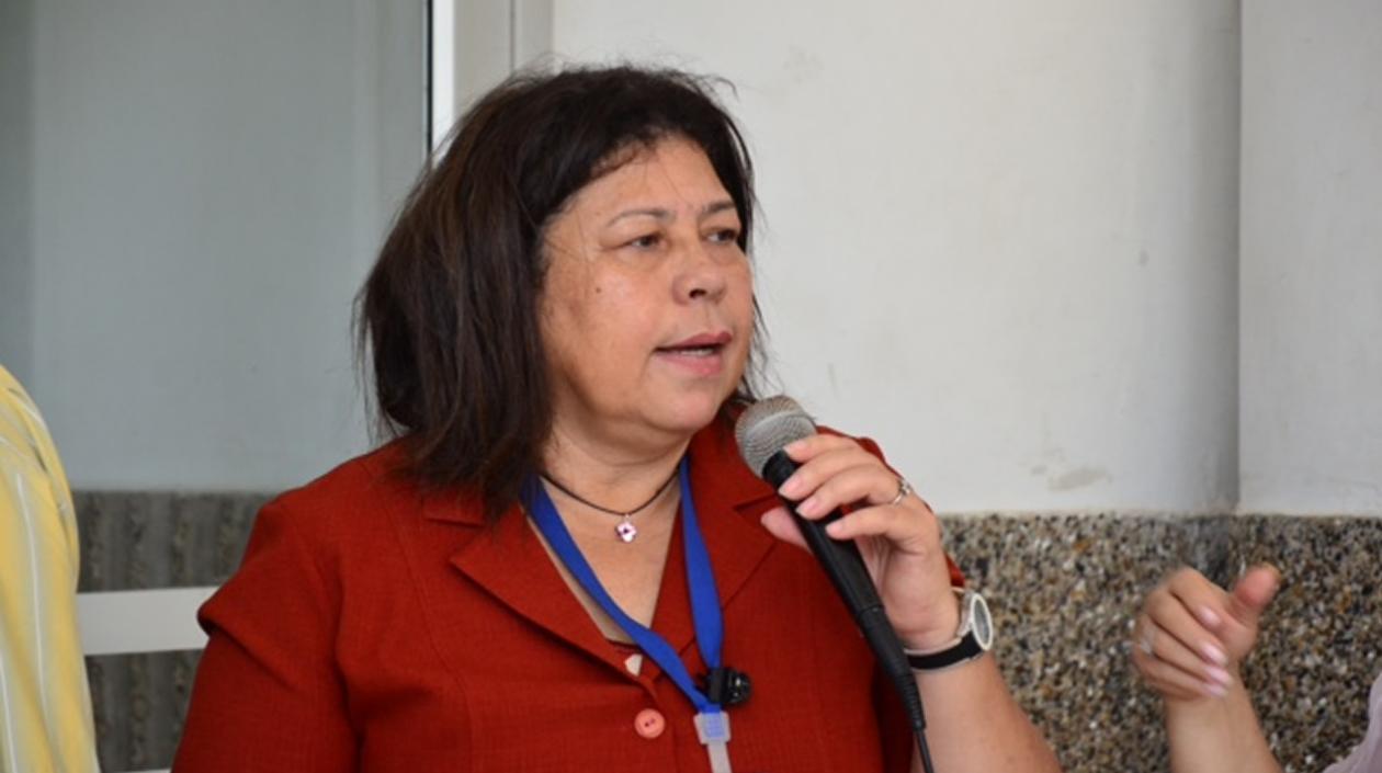 Luz Marina Lobo, presidente de Asonal Judicial en el Atlántico.