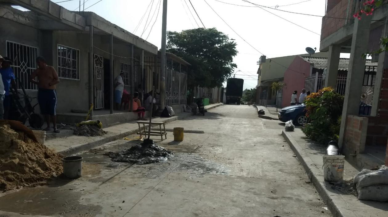 Barrio Malvinas, donde ocurrieron los hechos.