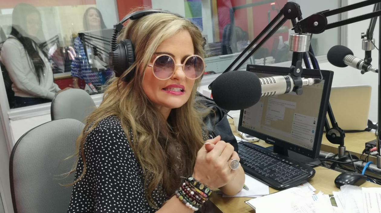 Aura Cristina Geithner, actriz y cantante colombiana.