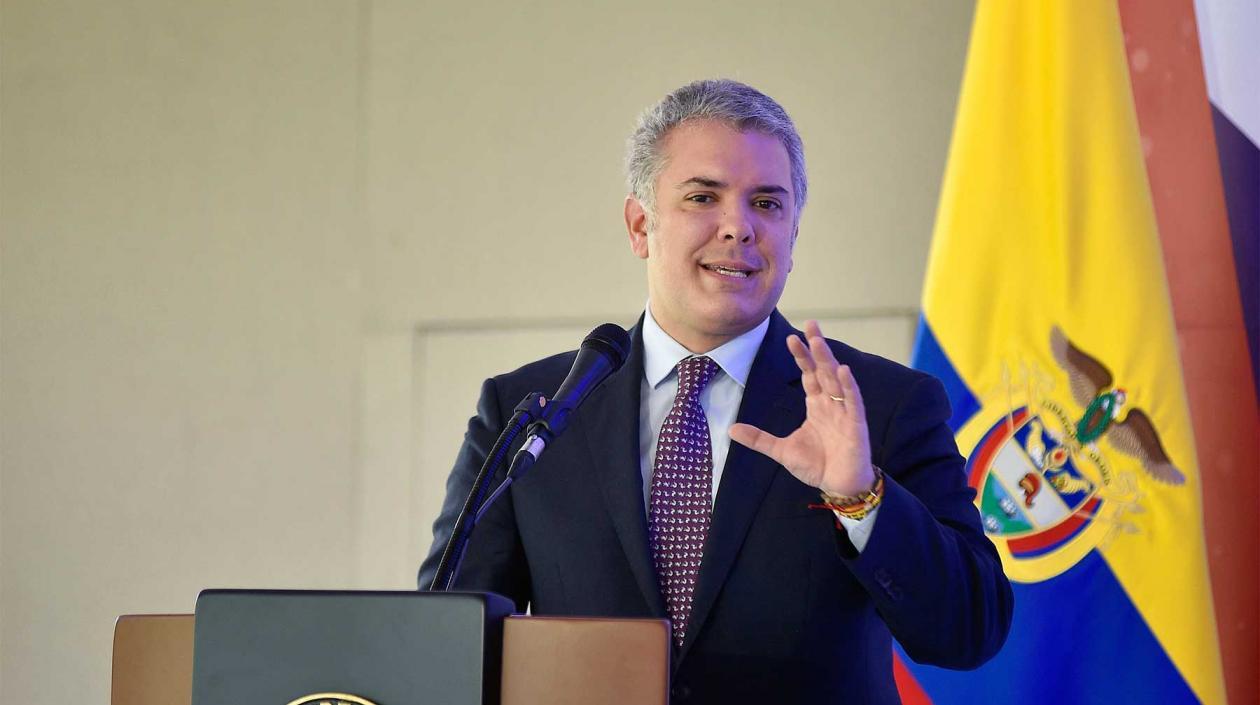 El Presidente de la República, Iván Duque.