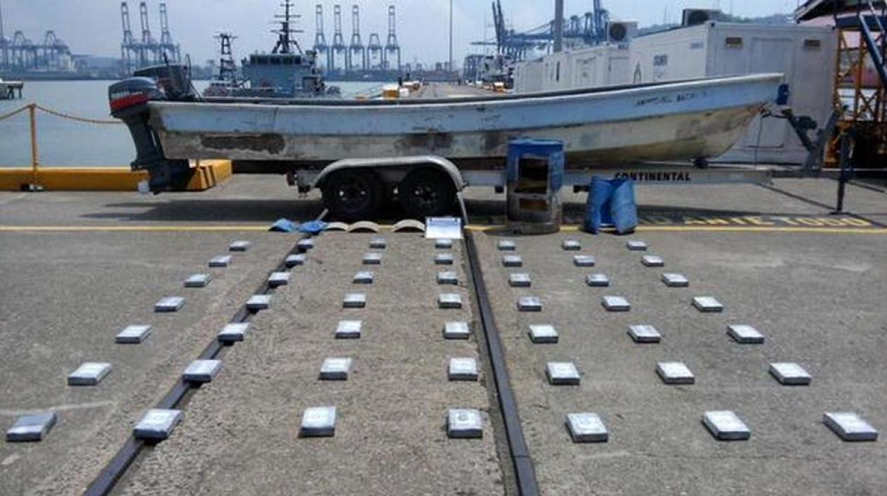 Incautación de droga en Panamá. Ilustración.