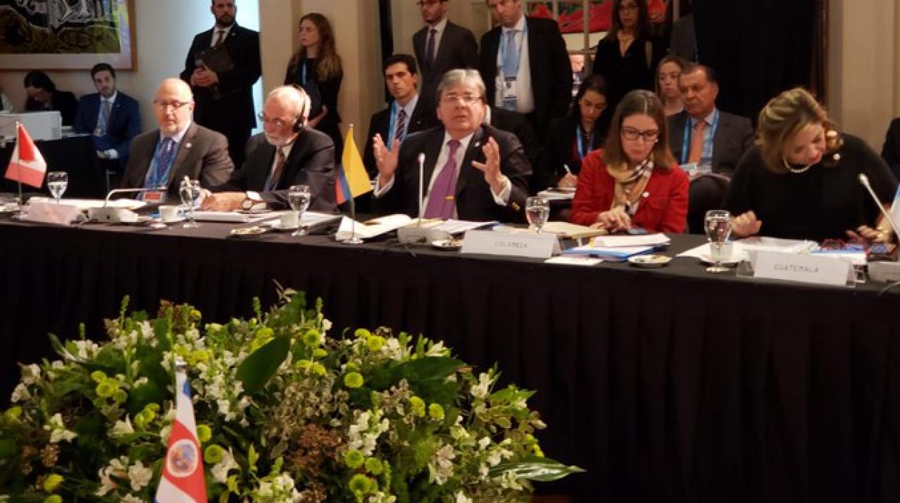 El Canciller Carlos Holmes Trujillo.