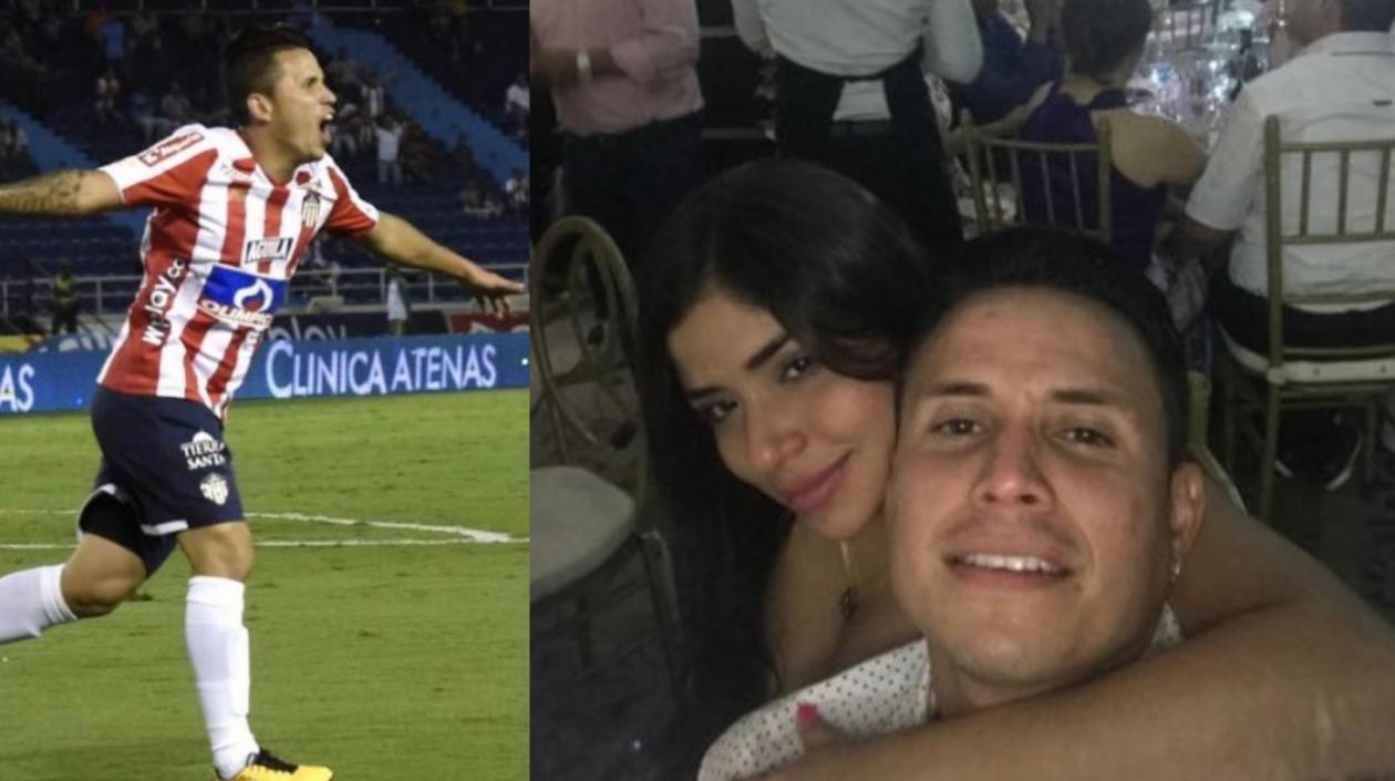 Roger Torres y su esposa Nathalie Osorio. 