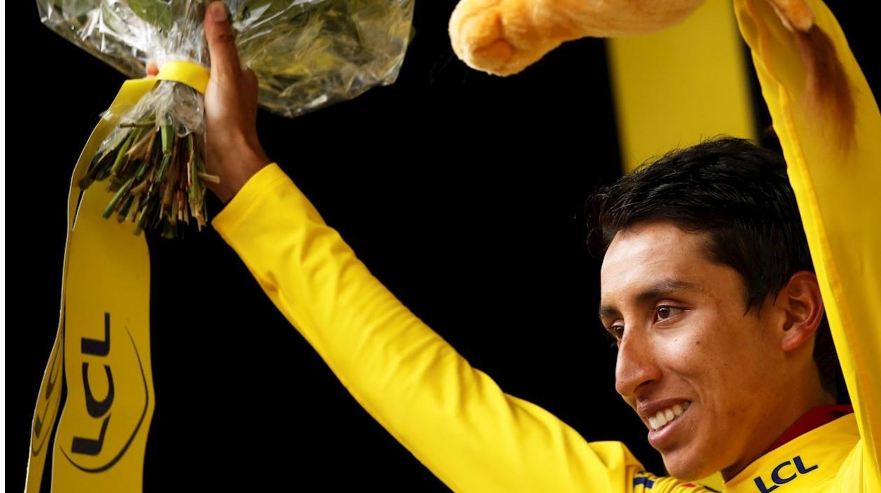 El colombiano Egan Bernal, virtual ganador del Tour de Francia