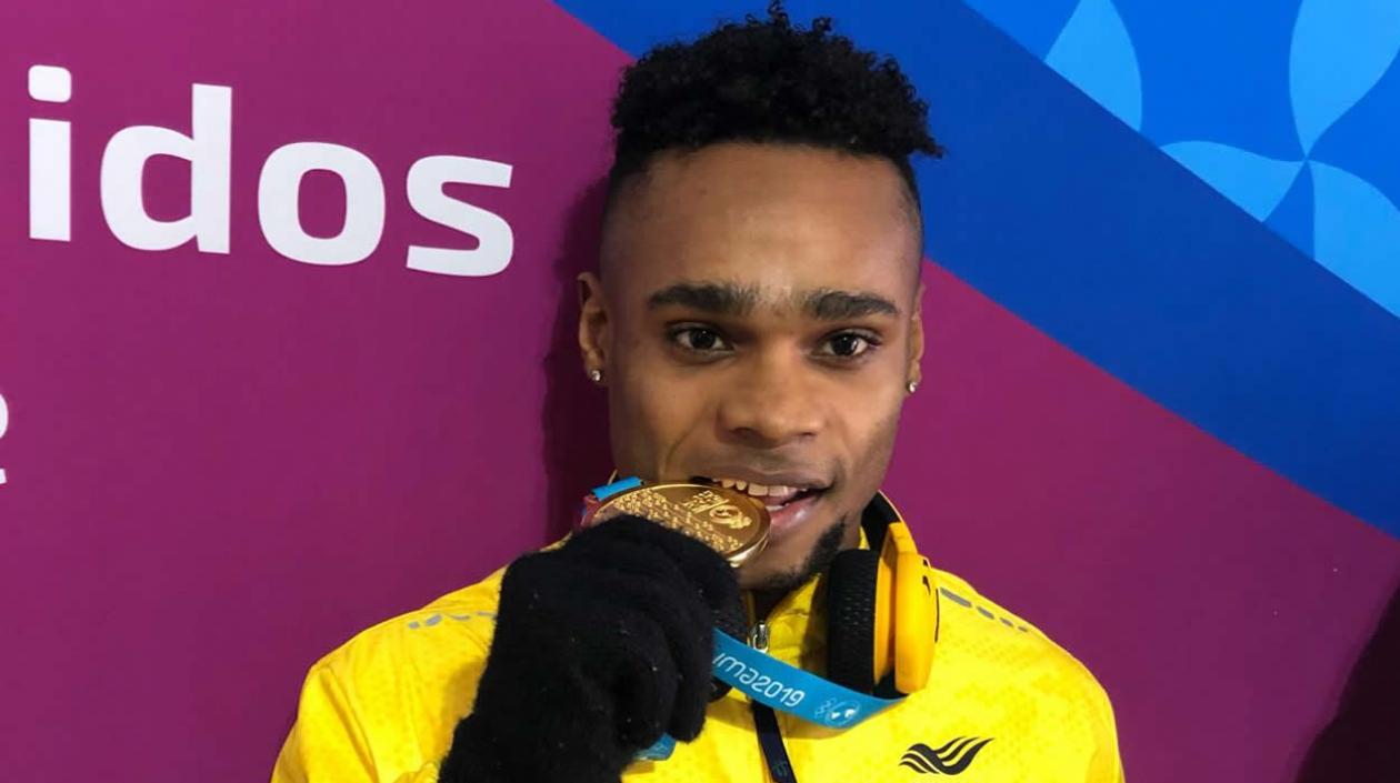 Francisco Mosquera Medalla de oro en Lima 2019