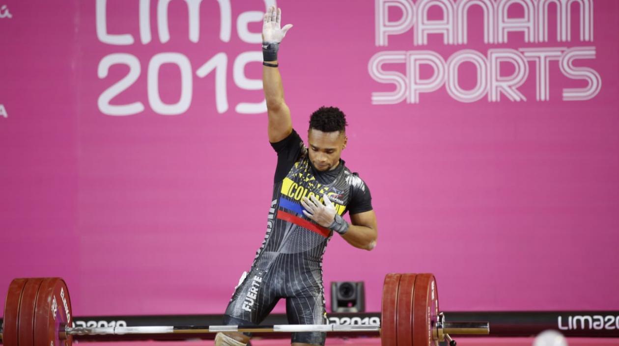 Francisco Mosquera ganó ayer el primer oro para Colombia. 