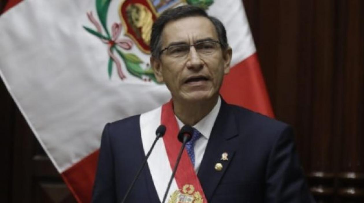 Martín Vizcarra, presidente de Perú.