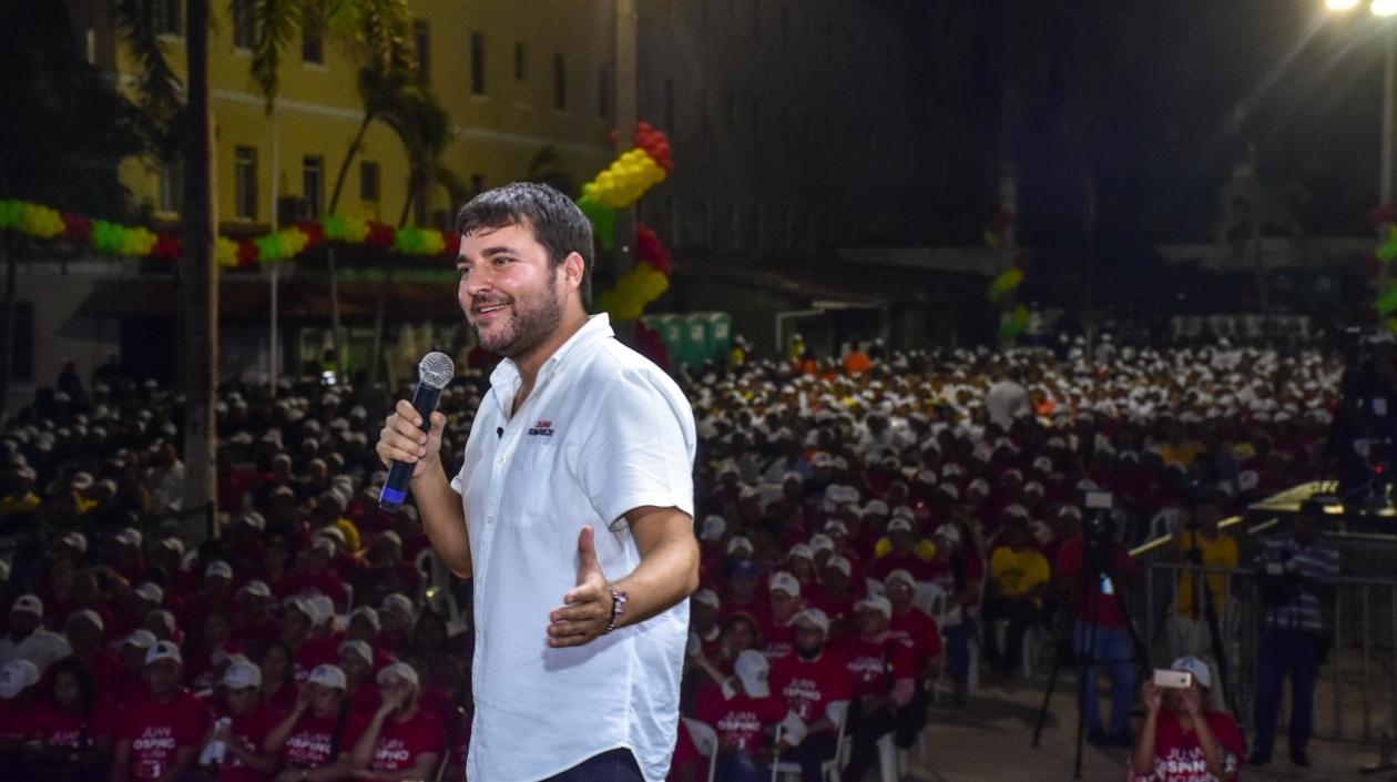 El candidato Jaime Pumarejo.