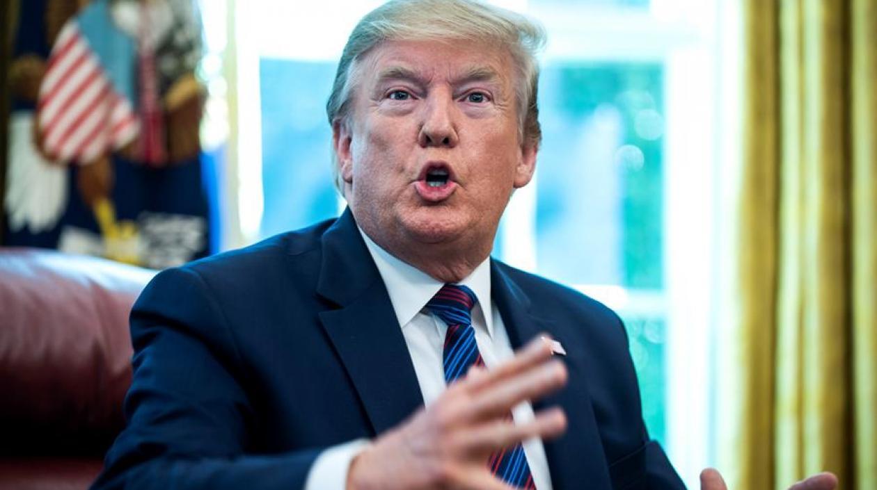 Donald Trump, presidente de Estados Unidos. 