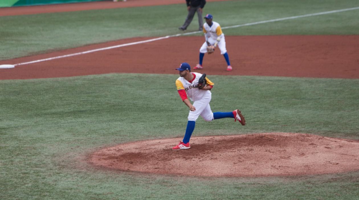 El lanzador colombiano José Calero. 